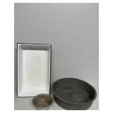 Utility Pan,Bowl & Enamelware Rectangular Pan