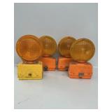 Amber Barricade Warning Lights (4)