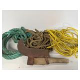 Rope, Brush Axe