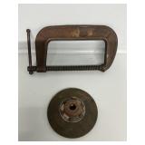 C-Clamp, Sanding Disc