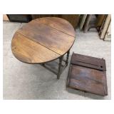 Small Drop Leaf Table, Top To A Desk Needs Repair