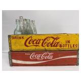 Coca-Cola Crates(2) Glass Soda Bottles