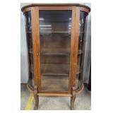 Glass Round Front China Cabinet
