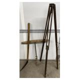Tripod, Hand Auger, Hay Scythe