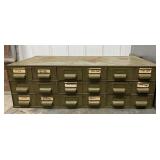 Army Green Metal Toll Hardware Organizer