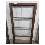 Wooden Framed Window with Glass