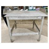 Aluminum Diamond Plated Work Table