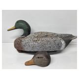 Foam Duck Decoy with Wooden Interchangeable Head