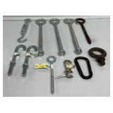 Eye Bolts(4), J Bolts(2), Hook & Eye Turnbuckle