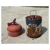 Leonard Motor Oil Can, Safety Gas Can