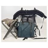Backpack Carrying Frame, Camo Seat
