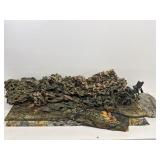 3D Leafy Camouflage Net, Mounting Bracket W/Seat
