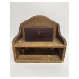 Wall Hanging Box and Tea Caddy