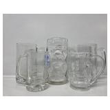 Glass Steins(5)