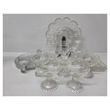 Bubble Foot Sherbet Glasses(5), Bubble Foot