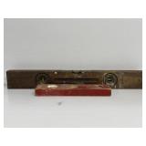 Winchester Wooden Level and Red Wooden Level