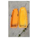 Orange Snow Sleds (2)