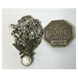 1950 New Brunswick Guide License Badge, Eagle