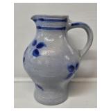 M.Shilz Salt Glazed Stoneware Pitcher With C