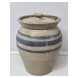 Conner Prairie 1984 Primitive Style Crock with Lid