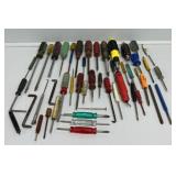 Various Hand Tools, Pocket Drivers, Screwdrivers