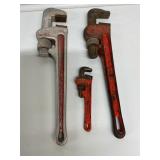 Adjustable Pipe Wrenches (3)