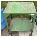 Green Metal Work Table