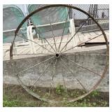 Metal Wagon Wheel