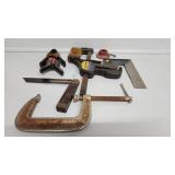 C-Clamp, Bar Clamp, Square Level
