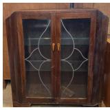 Art Deco Wooden Display Cabinet