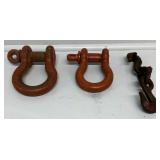 Double Clevis, Grab Hook Assembly, Bow Shackle(2)