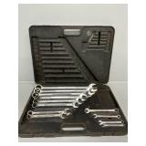 SAE Craftsman Combination Wrenches In A Case