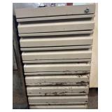 Metal 7 Drawer Organizing Cabinet