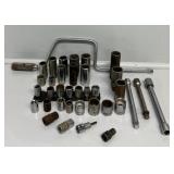 Speed Handle, SAE Sockets,Extension Bars