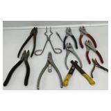 Wire Cutters, Assorted Pliers