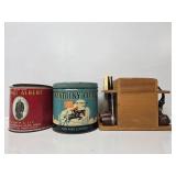 Wooden Tobacco Stand with Pipes(5), Prince A