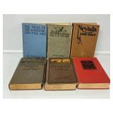 Zane Grey books (4), J Curwood (1), JohnFox (1)