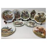 Natures Heritage Collector Plates 1-9