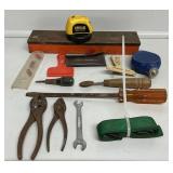 Strait-Line Laser Level, Screwdriver