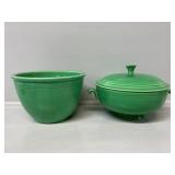 Fiesta Green Mixing Bowl, Fiesta Green Casserole