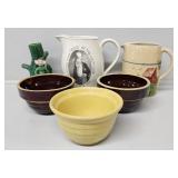 California Green Elf Bud Vase, USA Brown 5in