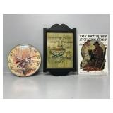 Deer Thermometer, Tin Saturday Evening Post S