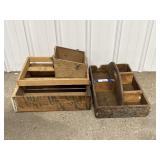 Wooden Caddy, Wooden Drawer