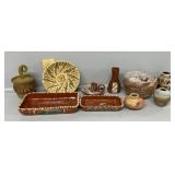 Indian Pottery (handmade), Papago Indian Basket