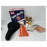 Top Flight Golf Balls (2), Golf Tees,  Bike S