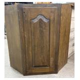 Brown Corner Cabinet