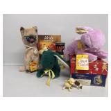 Tweak nï¿½ Squeak Bunny, Sitting Siamese Plush Kitty