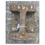Cast Iron Toledo Weight Block 50lbs