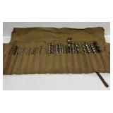 Wood Boring AugerDrill Bits W/Canvas Case