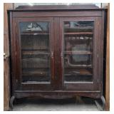 Wooden with Glass Doors Display Cabinet